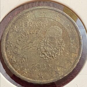 5/$10❤️❤️❤️Vintage 2003 Spain 10 Euro Coin